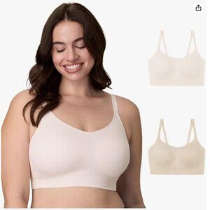 Wireless Bra Pack, Plus-Size Bras Available, Moisture-Wicking, Full Coverage-4XL